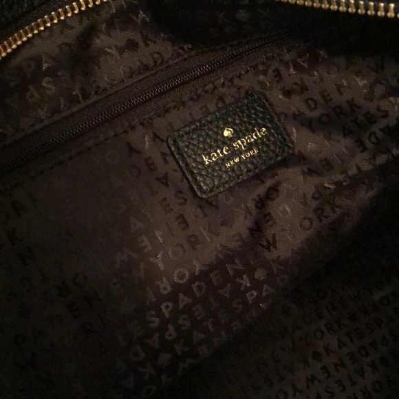 Beautiful! ♠️ Kate spade black leather bag NWT ♠️ - Picture 4 of 6